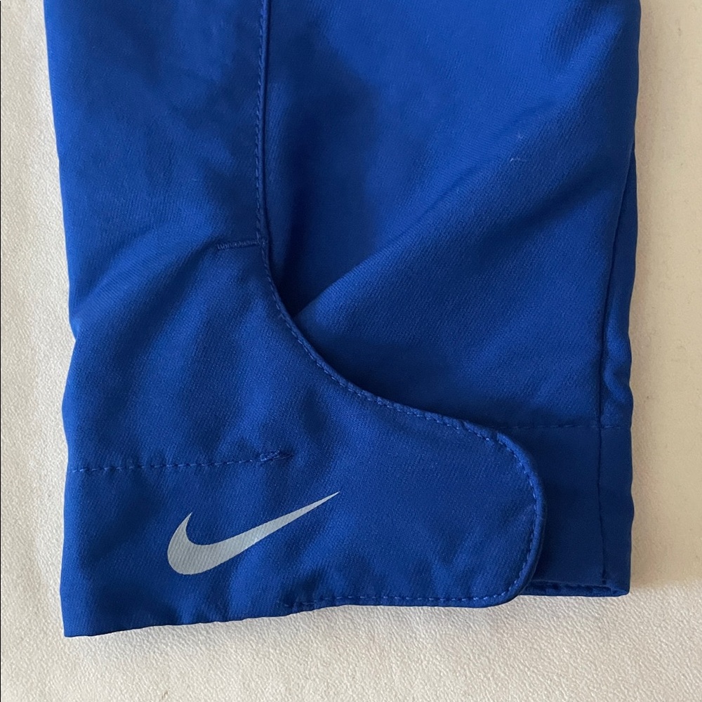 Men’s EUC NIKEGOLF Royal Blue Quarter-Zip Zippered Pullover Sz L Swoosh - Picture 7 of 10